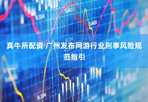 真牛所配资 广州发布网游行业刑事风险规范指引