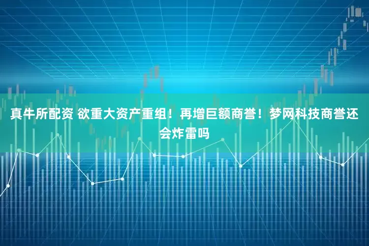 真牛所配资 欲重大资产重组！再增巨额商誉！梦网科技商誉还会炸雷吗
